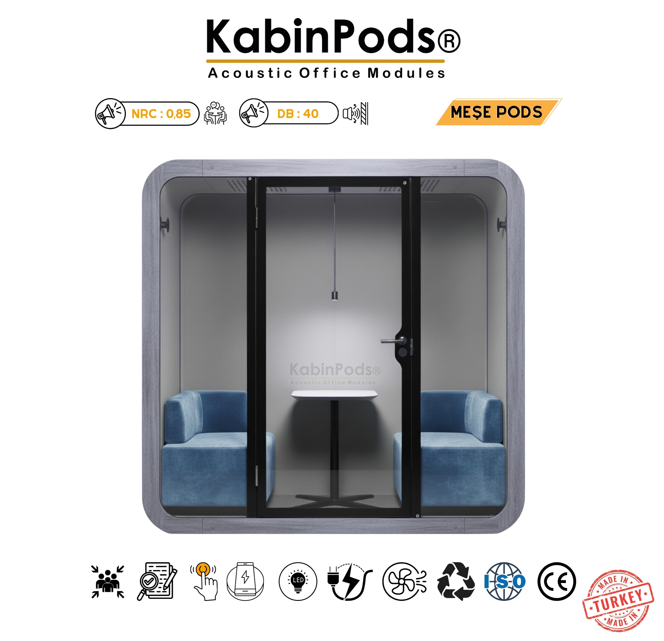 Ofis Kabini - Toplantı Kabini Ürün Görseli